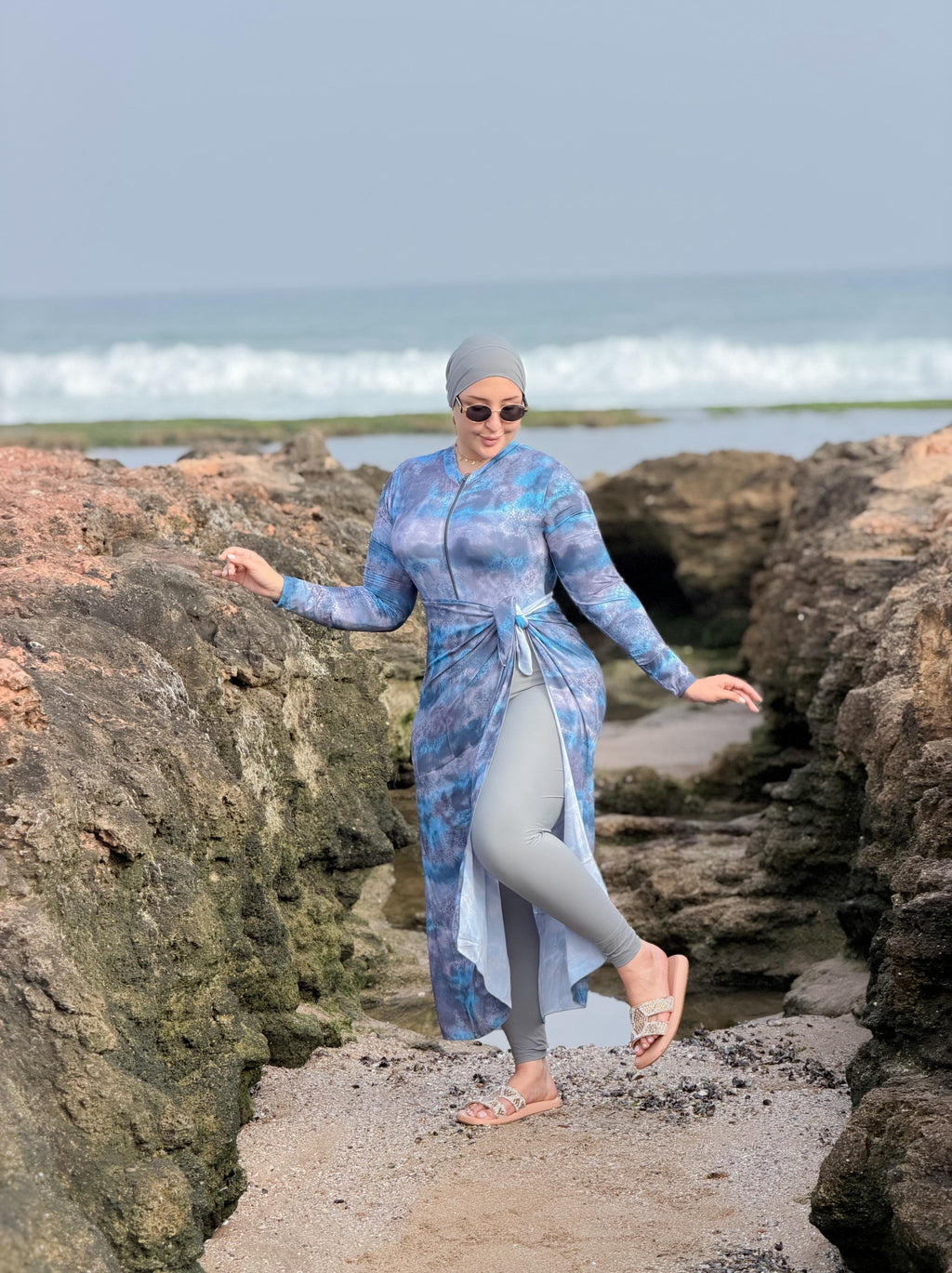 Burkini Victoria 4 Pièces – L'Équilibre Parfait Entre Pudeur et Élégance