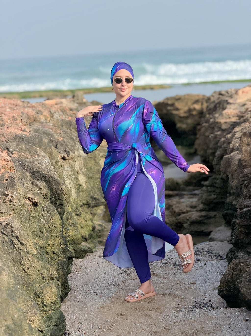 Burkini Victoria 4 Pièces – L'Équilibre Parfait Entre Pudeur et Élégance