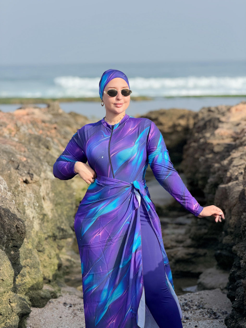 Burkini Victoria 4 Pièces – L'Équilibre Parfait Entre Pudeur et Élégance