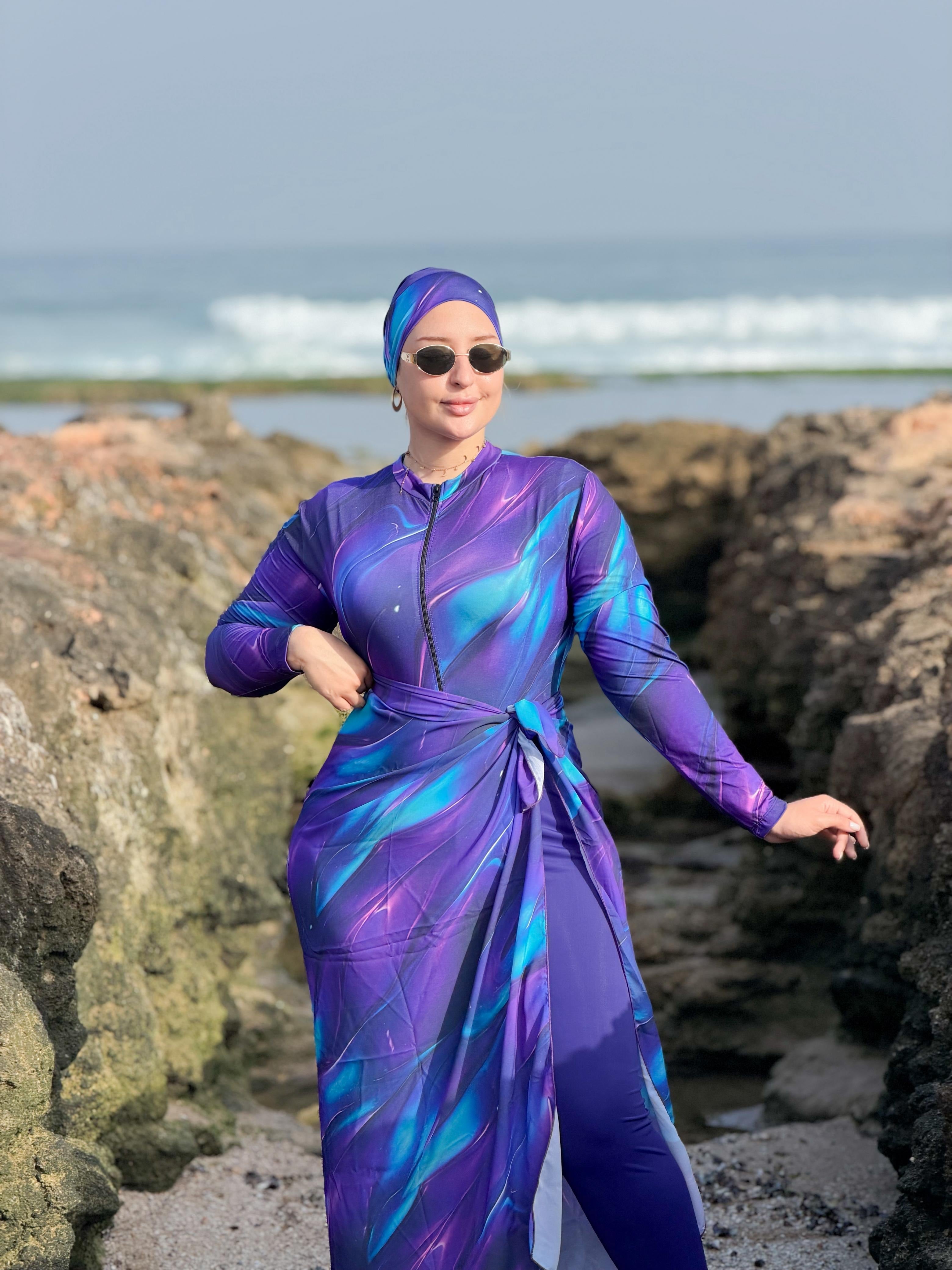 Burkini Victoria 4 Pièces – L'Équilibre Parfait Entre Pudeur et Élégance