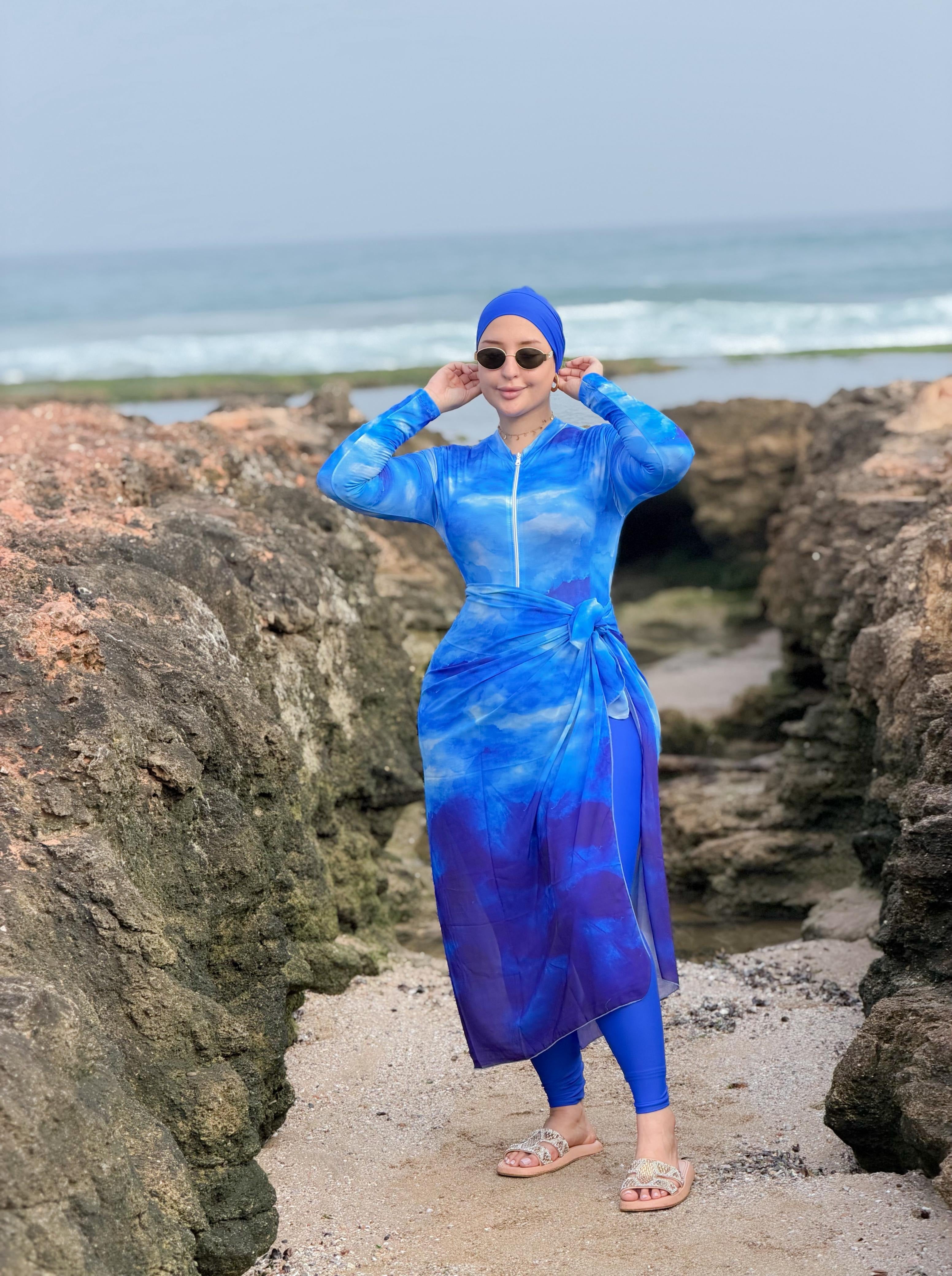 Burkini Victoria 4 Pièces – L'Équilibre Parfait Entre Pudeur et Élégance
