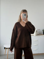 Sublimez Votre Style Cet Hiver avec l’Ensemble Torsadé Premium